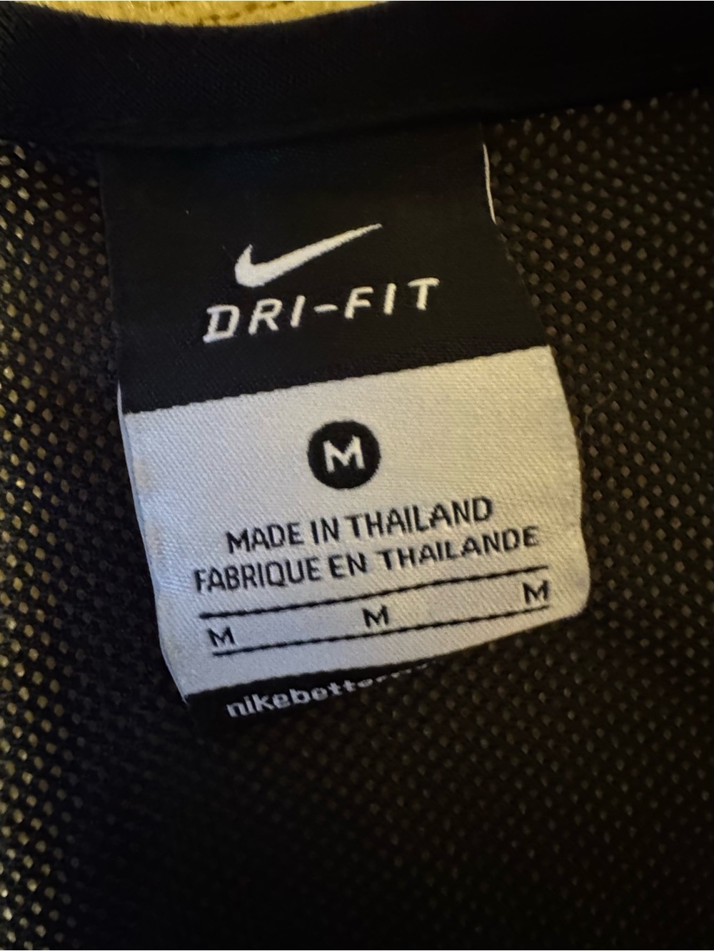 Nike Black Short Sleeve Dri-FIT Mesh Athletic Tee - Picture 4 of 6